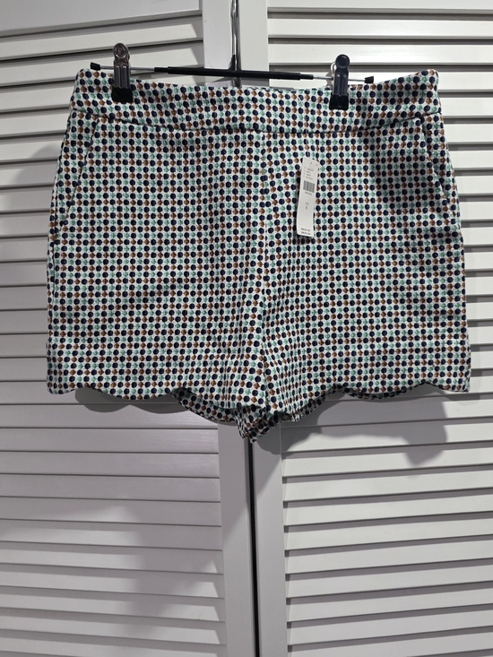 Anthropologie Pants - Anthropologie NWT - Georgie Multicolor Dot Scallop-Hem High-Waist Shorts